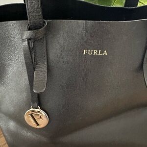 Furla Elegant Black Tote Bag